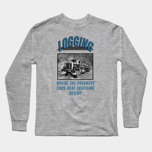 Logging Truck Long Sleeve T-Shirt